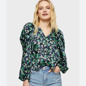 Topshop Floral Top